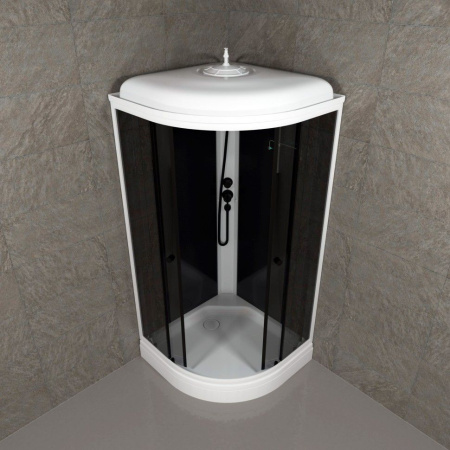 Душевая кабина Тритон Щ0000067302  Грэй-Блэк 90*90 А (ПД31)