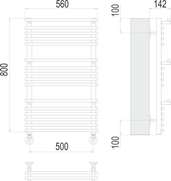 TERMINUS Вента люкс П16 500х800