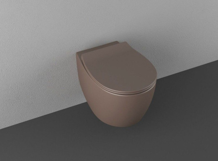 Унитаз ISVEA Sentimenti Neo подвесной 363*510*400 коричневый матовый 10AR02010SV-2H