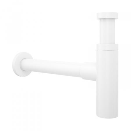 Сифон для раковины Wellsee Drainage System 182123000, латунь, матовый белый