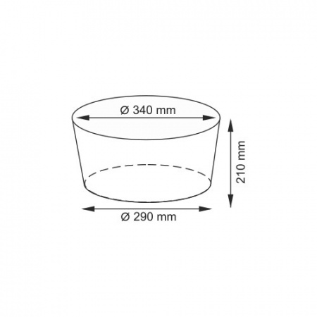 Плетеная корзина для белья с крышкой WasserKRAFT Donau WB-530-L