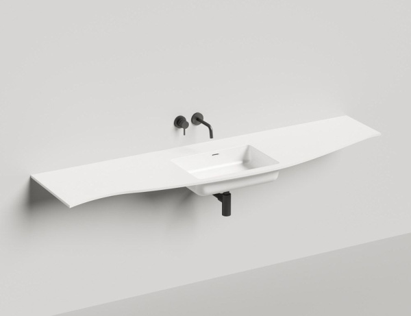 Раковина столешница Salini ONDA PLUS, белый, 1402203MN