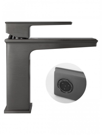 Cмеситель для раковины Hansberge H1070 Графит