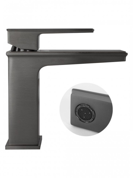 Cмеситель для раковины Hansberge H1070 Графит