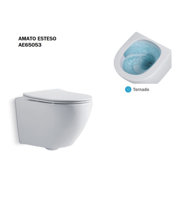 Унитаз Taliente Amato Esteso T3 AE65053 подвесной