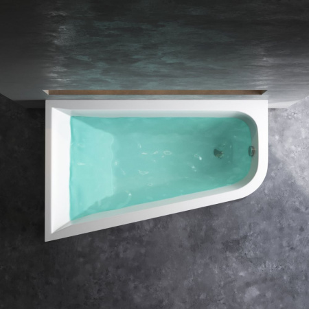 W72A-160L100W-A2 Ванна акриловая AM.PM spirit  ассиметричная 160x100, без слива/перелива, левосторонняя