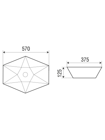 Раковина накладная WeltWasser WW SK ELBACH 1138