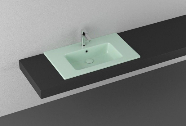Раковина ISVEA SistemaT накладная 810*465*140 1 цвет мятно-зеленый матовый 10SL51081SV-2T