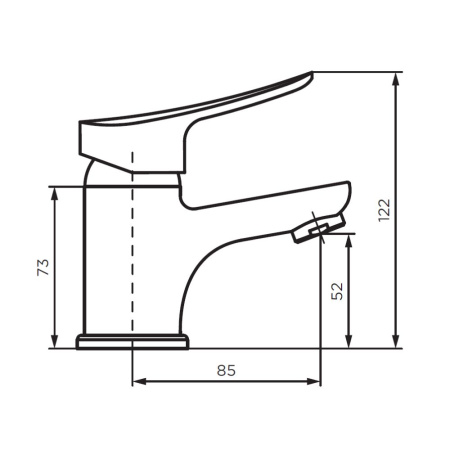 Смеситель для умывальника Dorff D1002100 Norma