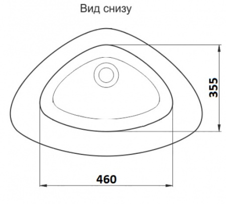 Раковина накладная CeramaLux 9386