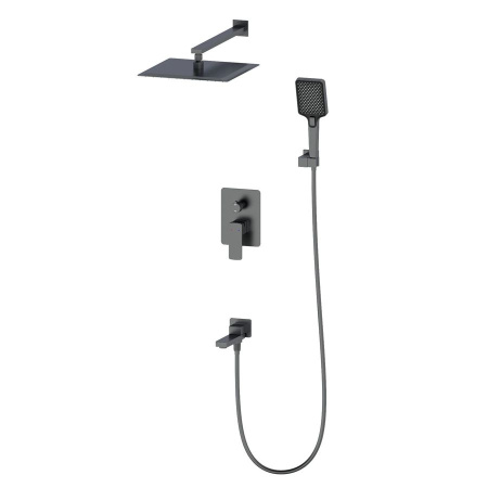 Душевая система встраиваемая WONZON & WOGHAND, Темный графит (WW-88939003-BGM)