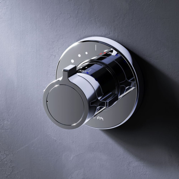 F85A65600 X-Joy Смеситель AM.PM встроенный с термостатом на 1 потребителя, хром