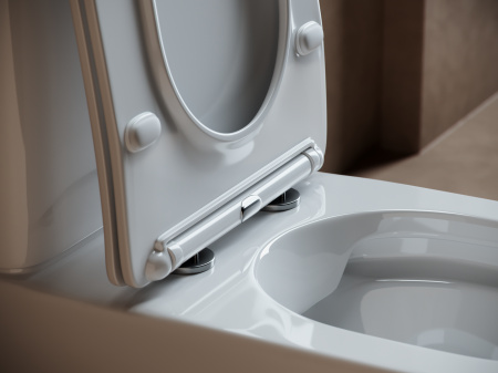 Напольный унитаз с бачком Ceramicanova Fortuna Rimless, Белый, CN9001