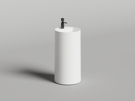 Раковина напольная Salini ARMONIA ROUND TOP 01 без отверстия под смеситель в цвете по RAL, 130421TMF