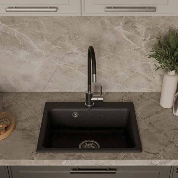 Кухонная мойка Reflexion Optima RX0952BL, черный