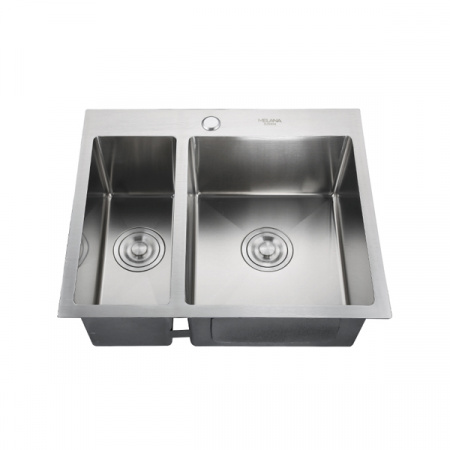 Мойка Melana H575485S ProfLine 3,0/200 САТИН врезная прямоугольная с коландером H575485S