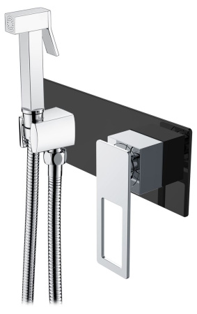 Гигиенический душ Boheme Q 147-BCR со смесителем, с внутренней частью