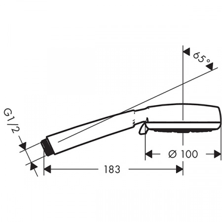 Ручной душ Hansgrohe Crometta 100 Vario 26824400