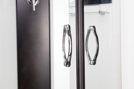 Душевая кабина Niagara Classic NG-2508-14BK (90х90х200) высокий поддон(40см),стекло тонированное