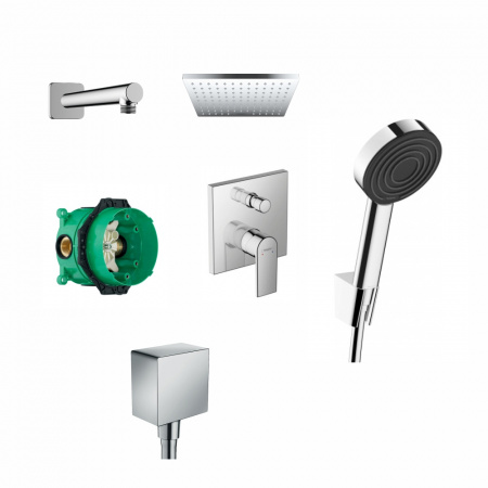 Душевая система Hansgrohe Vernis Shape SET, хром, SetC2