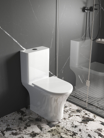 Унитаз BERNINA Tornado напольный безободковый Ceruttispa CT11133 (650x340x790)