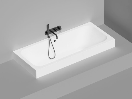 Ванна встраиваемая Salini ORLANDA AXIS 170x75, S-Sense, глянцевый белый 103213G