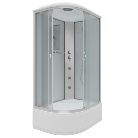 Душевая кабина Niagara Classic NG-2310-14RG (120х80х215) высокий поддон(40см),стекло матовое