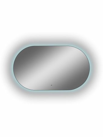 Зеркало Континент Fleur LED 1100х650 ореольная холодная подсветка и Б/К сенсор