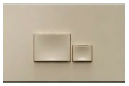 Клавиша смыва ISVEA Axis Piazza для унитаза  246*26*164  слоновая кость матовый 54MJ0106I