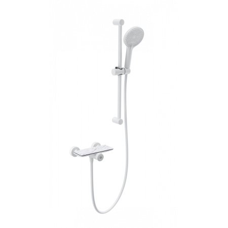 Смеситель для душа с гарнитуром WONZON & WOGHAND, Белый матовый (WW-B2052-A-MW)