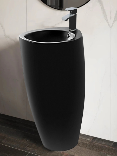 Раковина напольная WeltWasser WW LEERBACH 3838 MT-BL