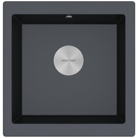Мойка Paulmark GERA 50 PM104546-BL 460х450 ммх200 мм, IT-GRANIT, черный