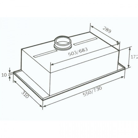 Кухонная вытяжка TEKA GFH-55