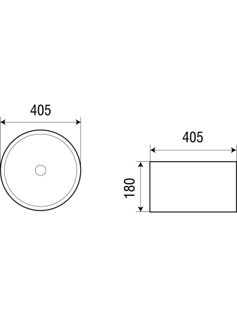 Раковина накладная WeltWasser WW SK ELBACH 3272 MB