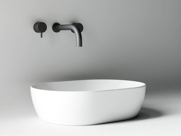 Умывальник чаша накладная овальная Ceramicanova Element 480*350*130мм, Белый, CN5010