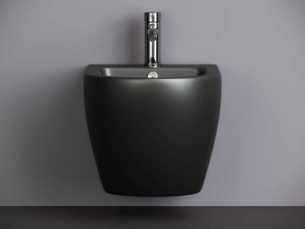 Подвесное биде Ceramicanova Metropol, черный матовый, CN4003MB