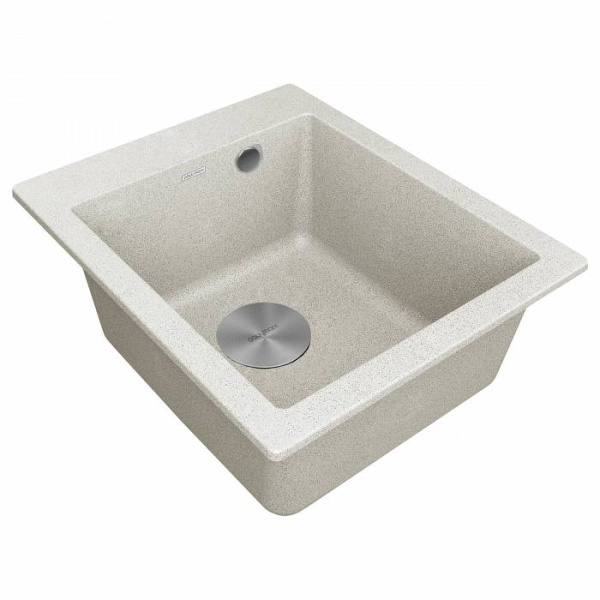Мойка Paulmark KANTE 40 PM104249-GR 490х415х195 мм, IT-GRANIT, серый