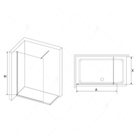 Душевая перегородка RGW WA-010B 120х195 351001012-14