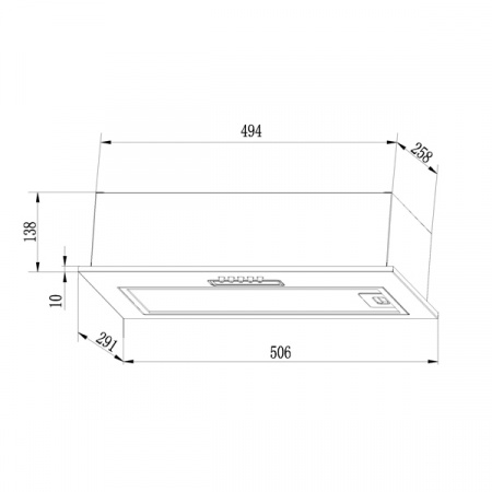 Кухонная вытяжка Lex GS Bloc Light 600 White CHTI000329