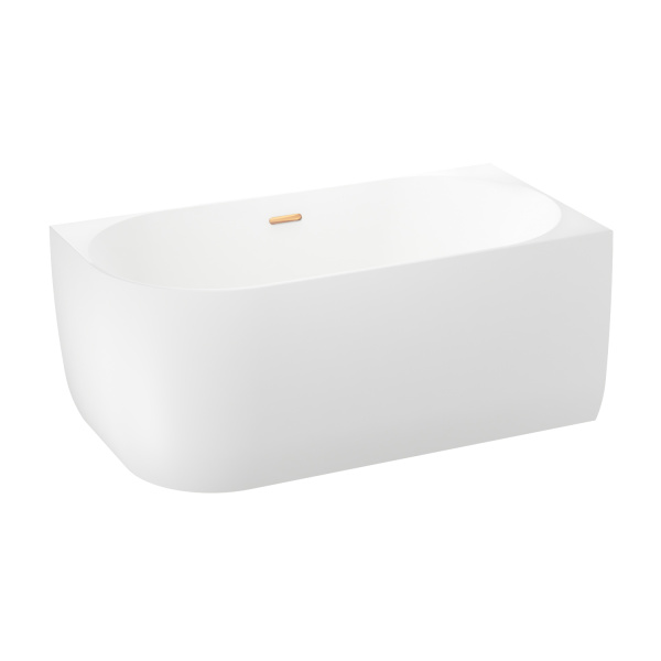 Акриловая ванна в наборе 4 в 1: пристенная ванна (правый разворот), каркас, экран, слив-перелив Wellsee Belle Spa 235702004