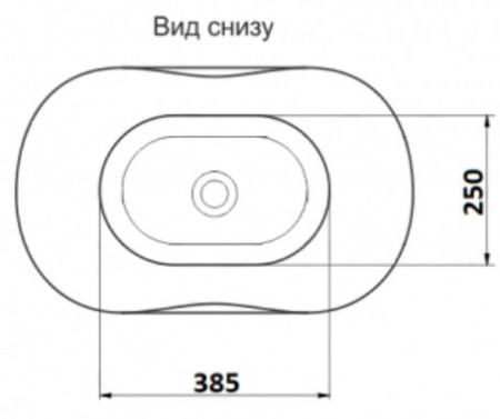 Раковина накладная CeramaLux 503