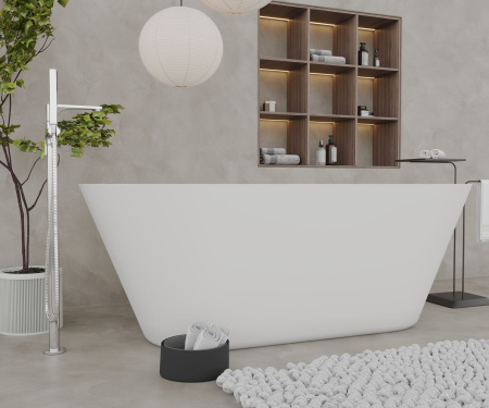 Ванна AQUAme акриловая отдельностоящая AQM3501MW