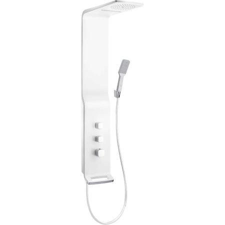 Панель SELLA W душевая из нержавеющей стали Cerutti SPA CT8988, цвет белый