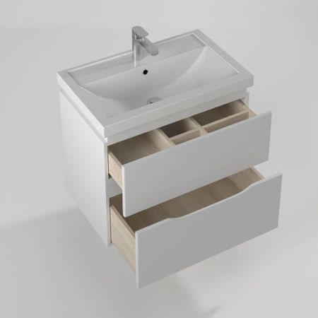 Тумба подвесная BRIZ Сити 70 с умывальником Фостер, 232 03-18070-09 00 БЕЛ