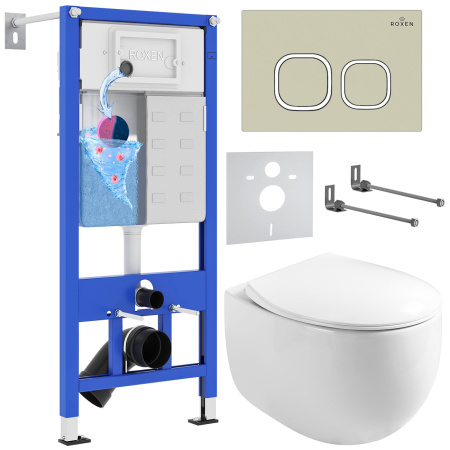 Комплект 6 в 1 Roxen StounFix Dual Fresh 966619 (состоит из: 710200, Santi 410280BG, 530170-01)