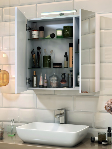 Зеркальный шкаф VIGO Plaza zsh.PLA.70.El, 70 см