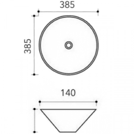 Раковина MELANA MLN-7020-B1+B18 (T4006HB1+B18 ) (сине-черная)