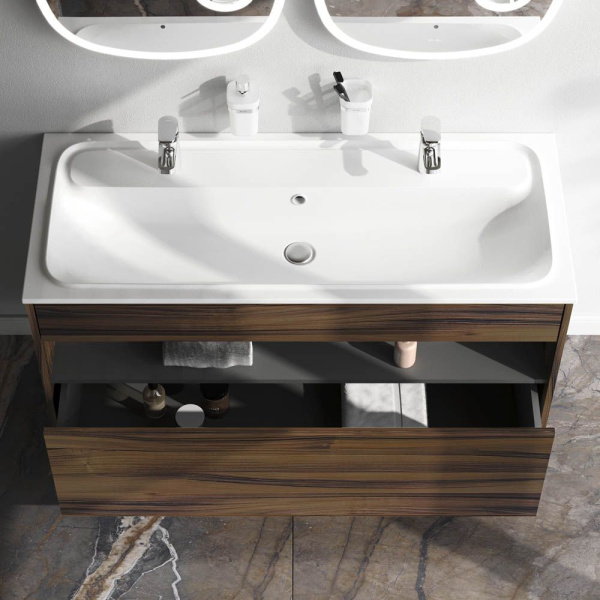 M8FFUX1201OF Func База под раковину AM.PM, 1 ящик (pull-out), 120 см, цвет дерево текстурир-ое