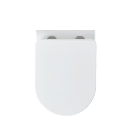 Унитаз подвесной Vincea Tornado Piatti VT1-11T безободковы, цвет белый, ультратонкое soft-close сиденье