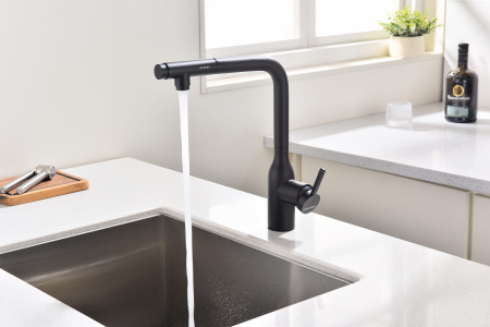 Смеситель для кухни Paulmark VIPER Vi213105-401, антрацит